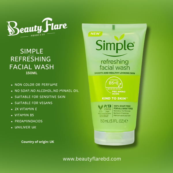 Simple Kind To Skin Refreshing Facial Wash Gel