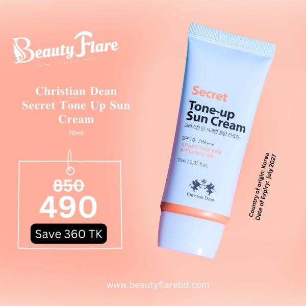 Christian Dean Secret Tone Up Sun Cream 70ml