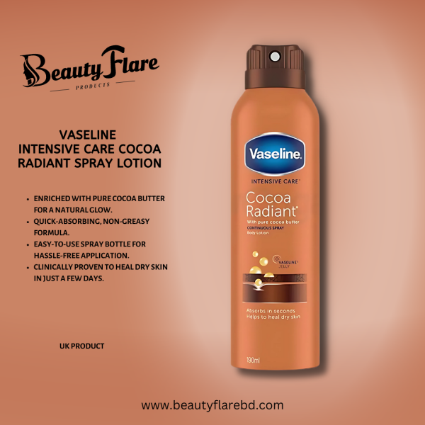 Vaseline Intensive Care Cocoa Radiant Spray lotion