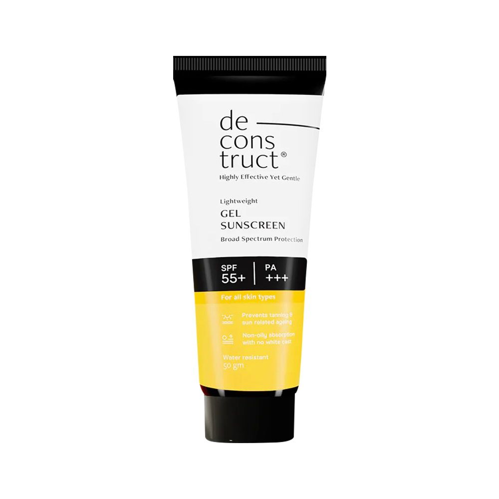 Deconstruct Lightweight Gel Water Resistant Sunscreen for Oily Skin SPF 55+ PA+++