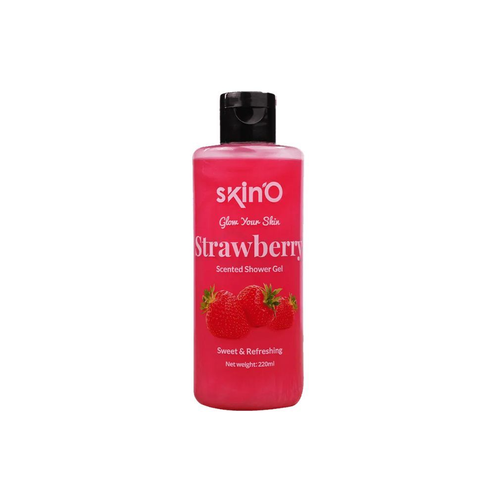 SkinO Strawberry Scented Shower Gel – 220ml